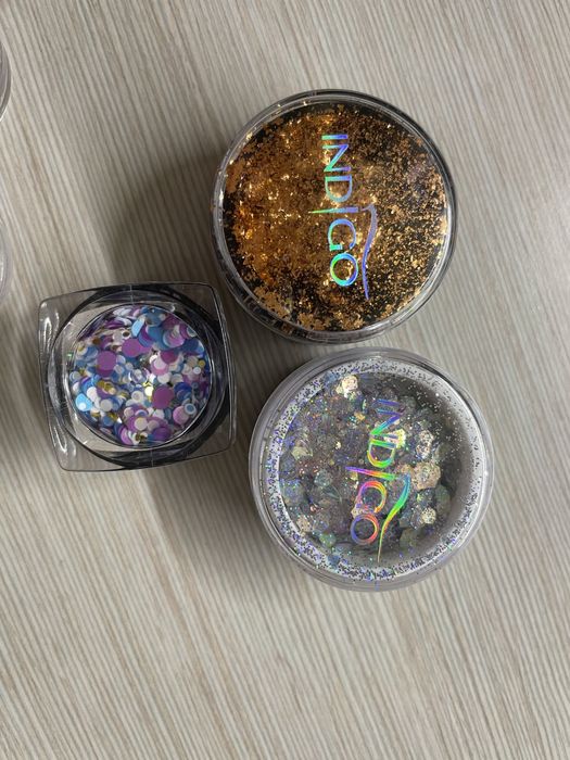 Indigo pyłek flame efect, princess i inne Zestaw