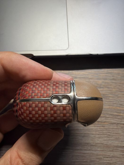 Супер чохол для AirPods 4 PITAKA Aramid Fiber Case, міцний захист, неймовірний преміальний вигляд та приємний на дотик