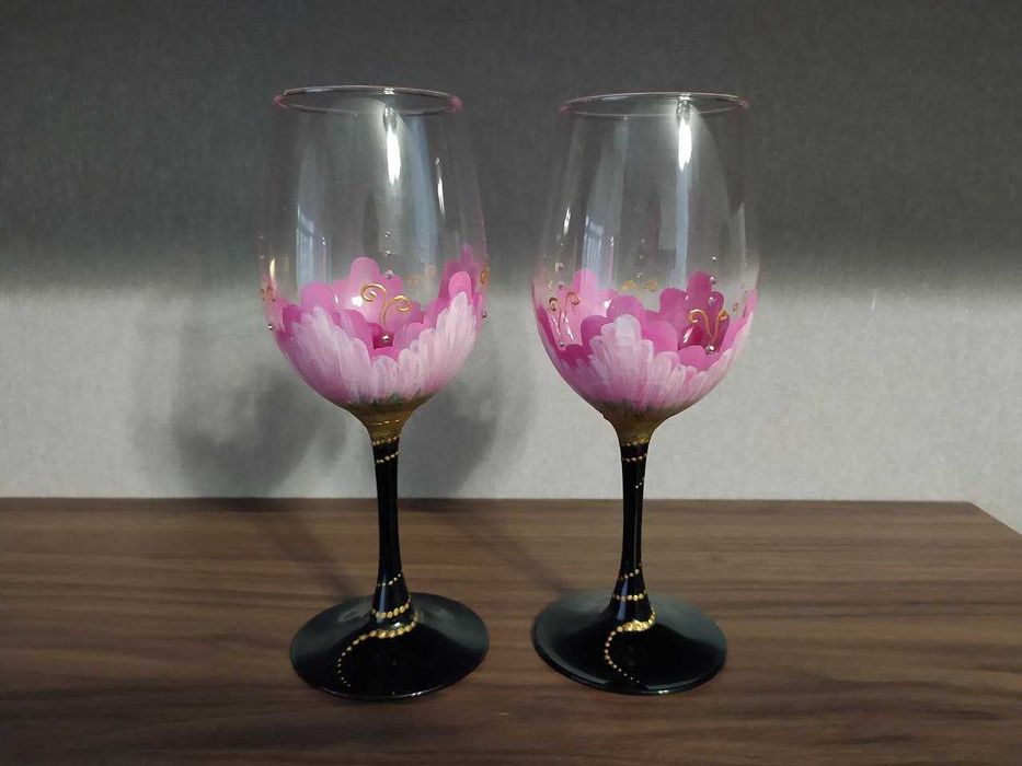 Бокалы ручная работа