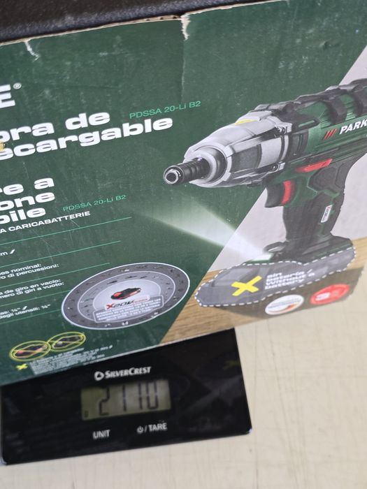 Aparafusadora impacto 20v parkside