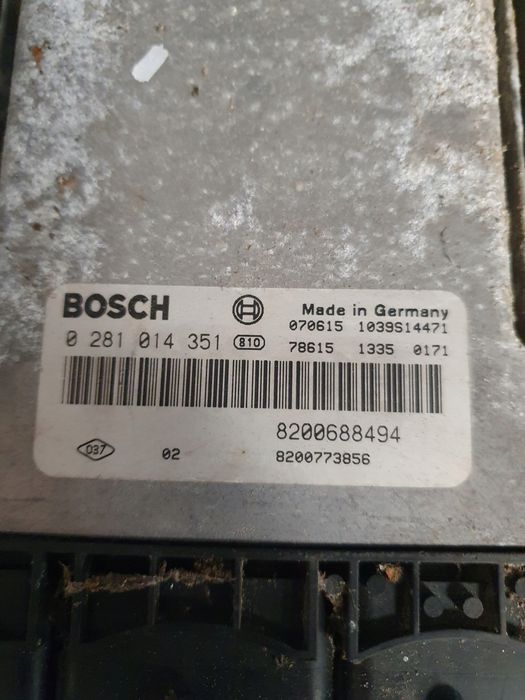 0281014351 renault 2.0 dci sterownik komputer silnika 8200688494