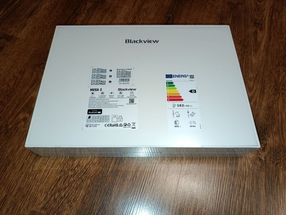 Планшет Blackview Mega 3 12/256GB Space Grey 4G + клавіатура, мишка