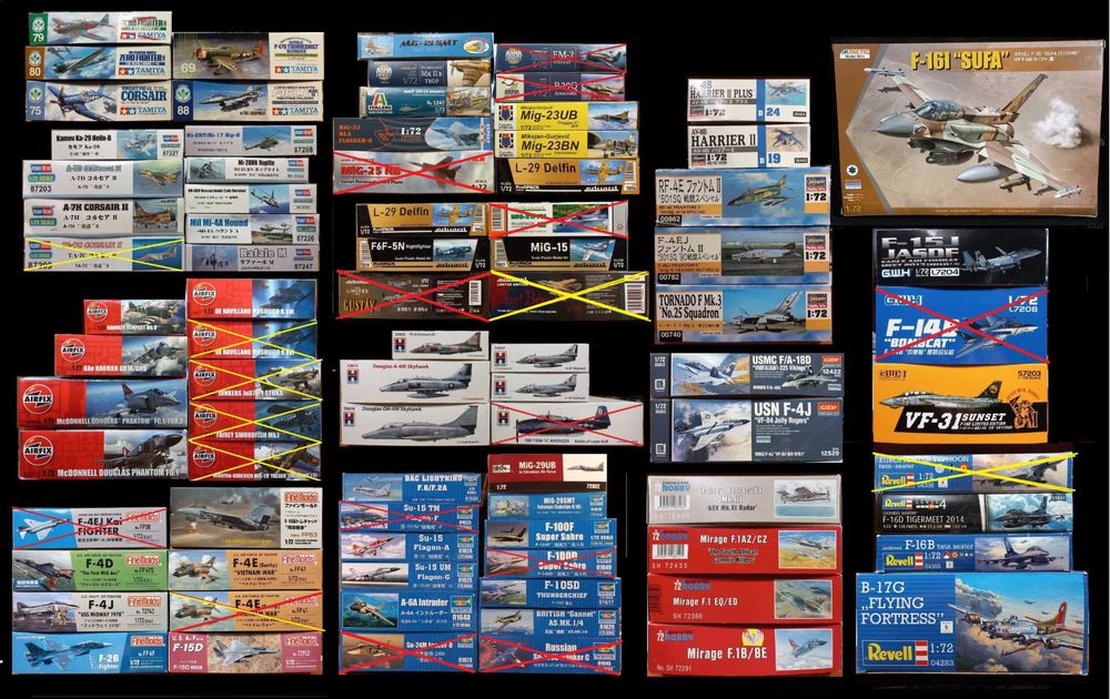 Trumpeter 1/72 Сборные пластиковые модели самолетов