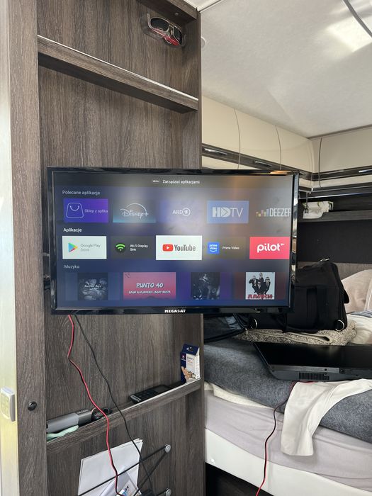 Telewizor do kampera - przyczepy megasat 24”