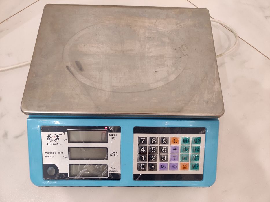 Весы Точные торговые электронные 40кг ACS-40