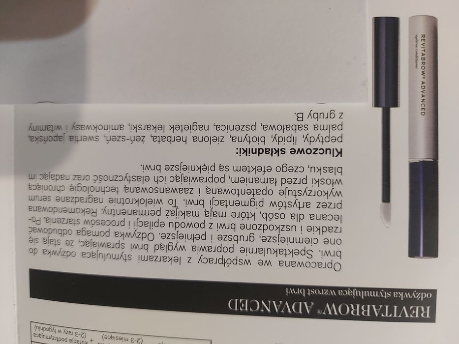 Revitalash odżywka do brwi z dodatkami