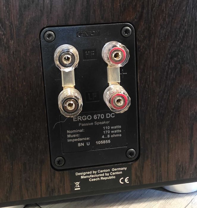 Canton Ergo 670DC kolumny podłogowe High End