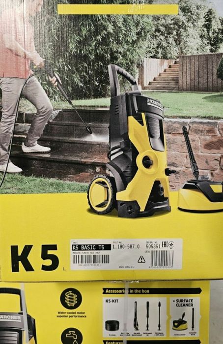 Мийка Karcher K5 Basic з Щіткою T5 Італія Нова мойка 1.180-587.0
