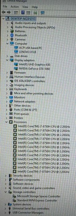 Portátil gaming Lenovo Legion Y530