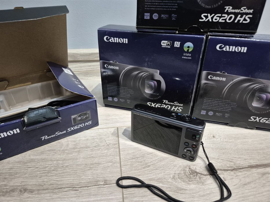 Aparat cyfrowy CANON PowerShot SX620 HS  zoom x25 FHD WiFi NFC 20mp
