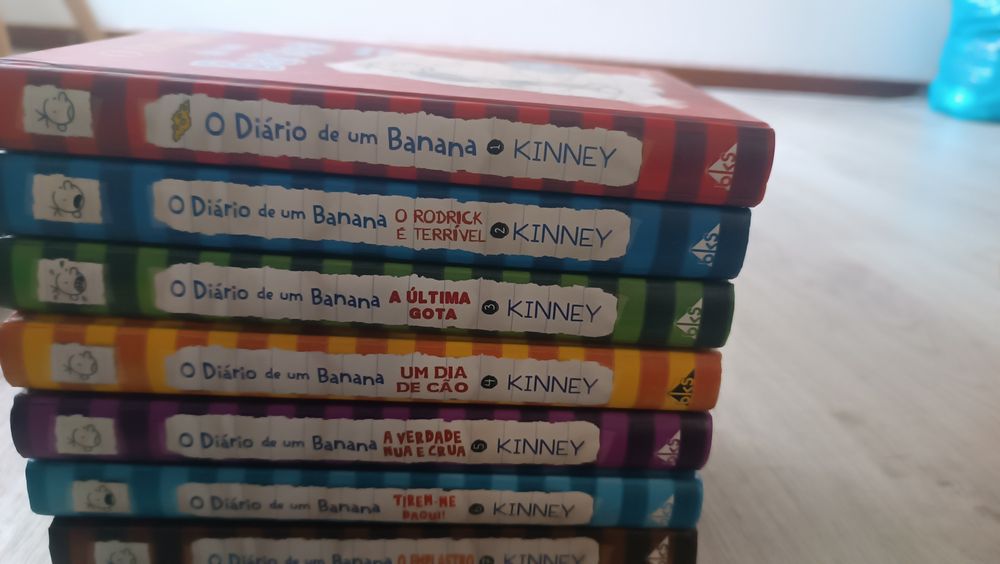 Livro do diário de um banana do número 1 ao 7 10 euros cada mas o preço é negociável