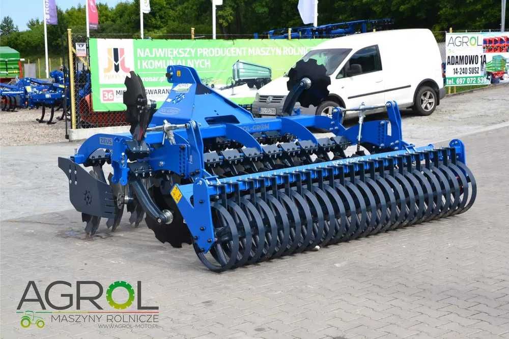 Brona talerzowa 2.5-3m Zeus Polgrom Tolmet Agromax Rolmako Intertech
