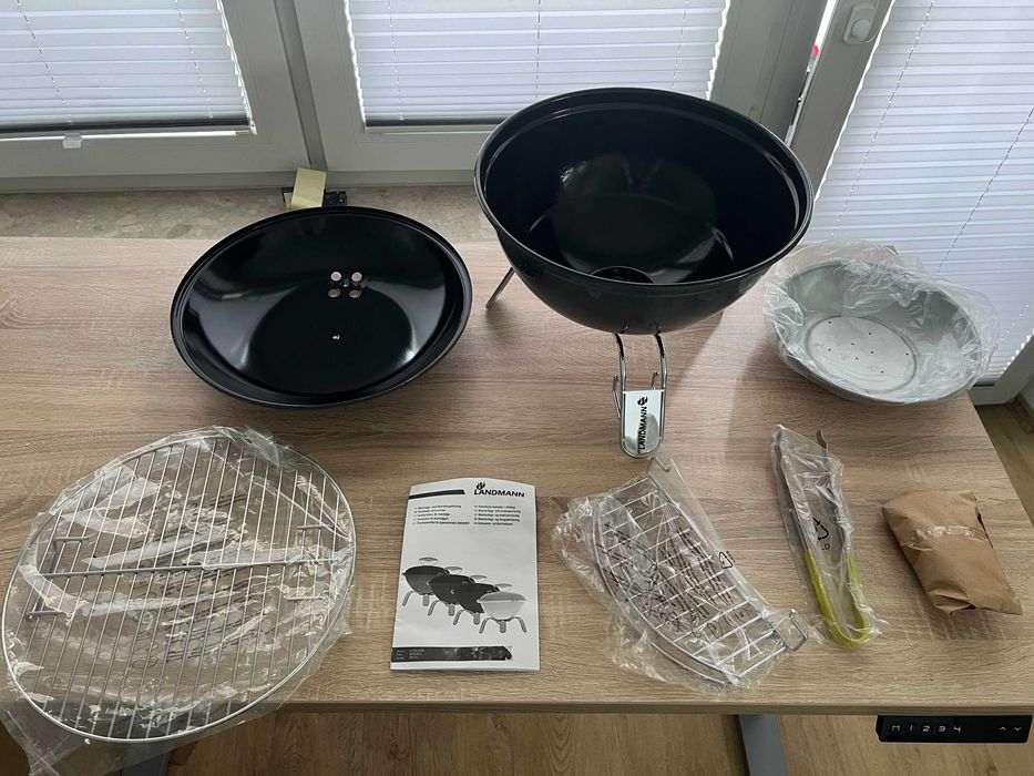 NOWY Grill Landmann przenośny  PICCOLINO czarny