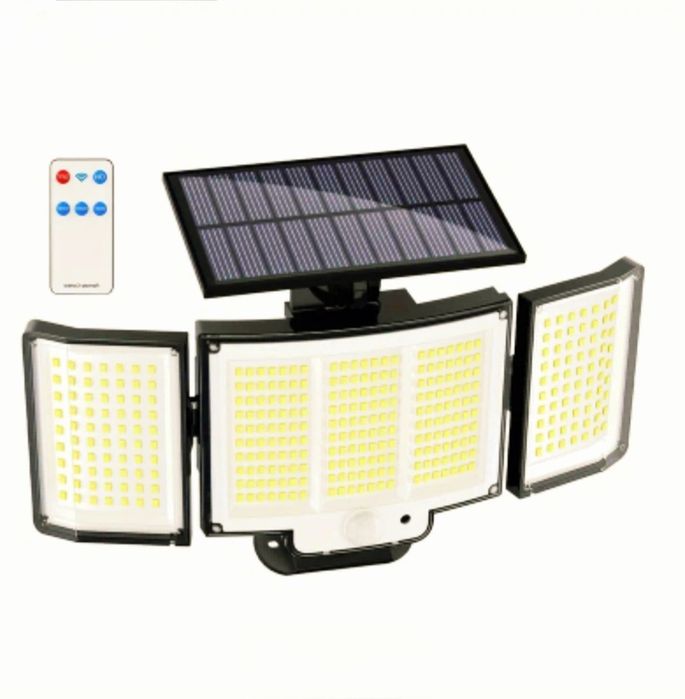 Lampa solarna LED z czujnikiem ruchu