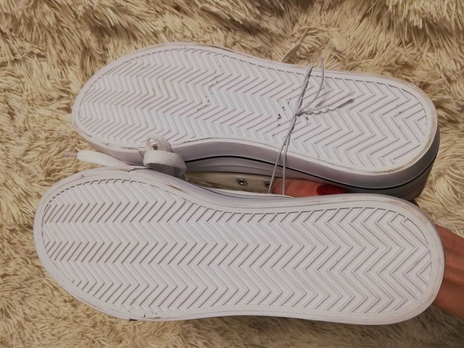białe trampki New Yorker na platformie 38 nowe trampki 38 New Yorker