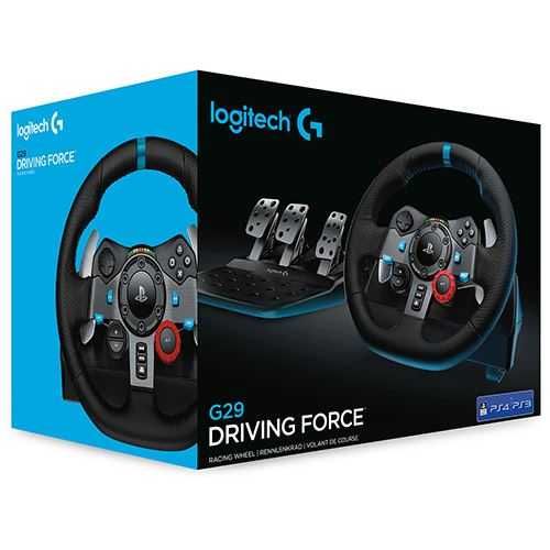 Volante Logitech G29 com suporte.