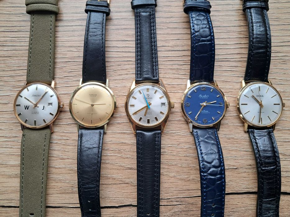 Коллекція Швейцарських годинників Doxa, Parker, Tressa, Sarcar, Exactus