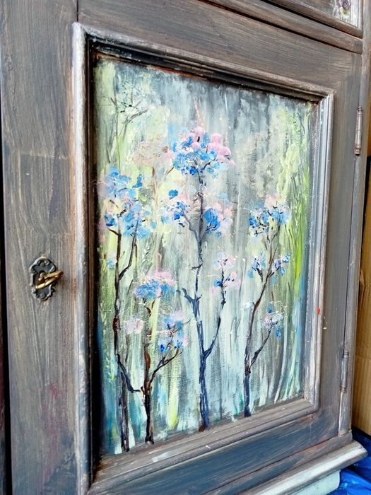 Kredens. Komoda z nadstawką - olcha, autorski pomysł!