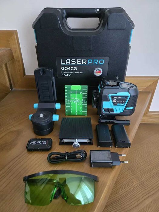 Лазерний рівень LASERPRO G04CG 4D 16 ліній (Bihui) Калібрований