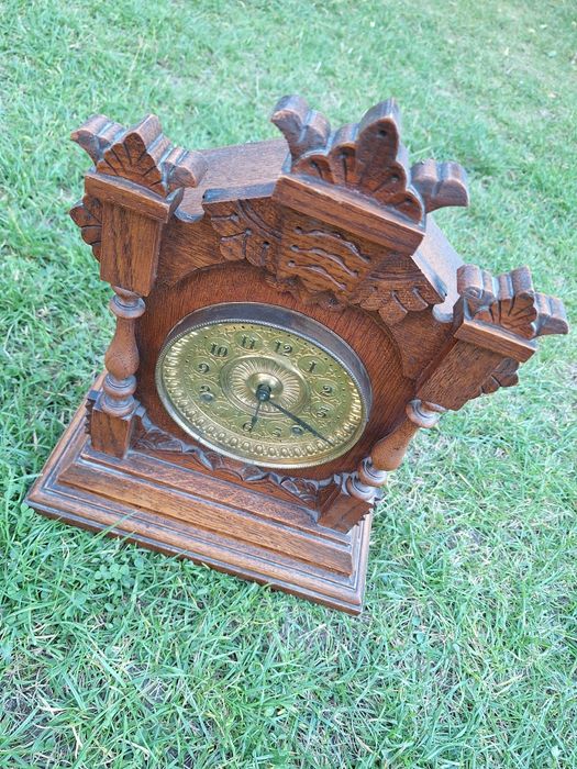 Zegar antyk salonowy Ansonia U.S.A 1882 zabytkowy