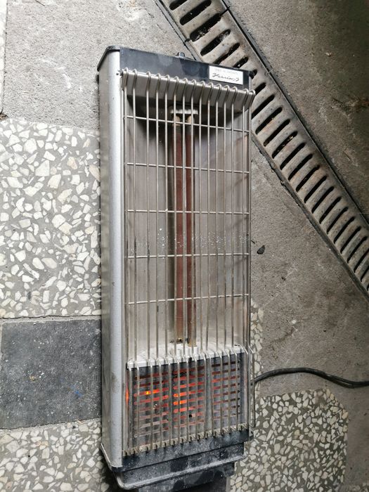 Grzejnik kominek elektryczny PRL stary antyk rosyjski