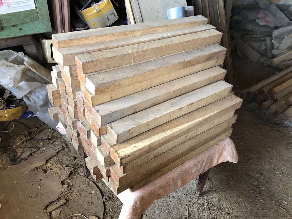 Брус дубовий, 40*50, довжина 50-90см