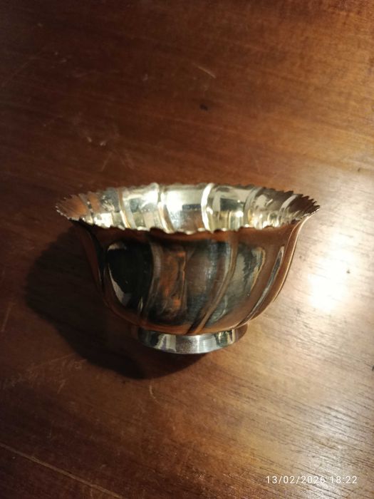 Taça Tiffany 10 cm Prata de lei testada 925