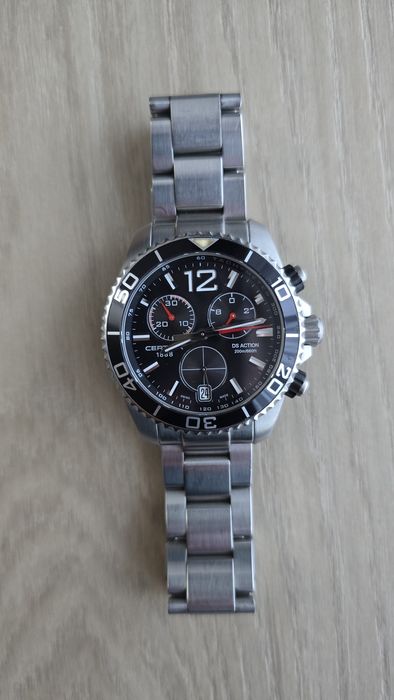 Certina DS Action plus oryginalny pasek ze stali nierdzewnej