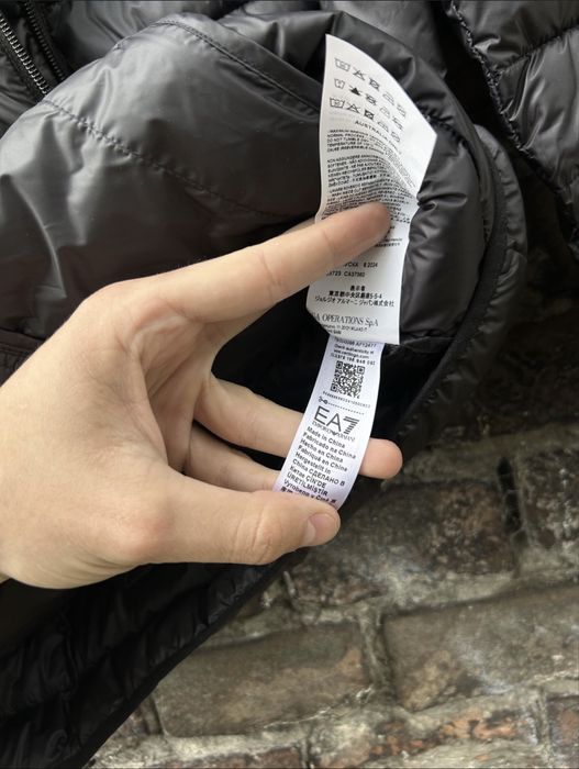 EA7 Emporio Armani down jacket,емпоріо армані пухова куртка
