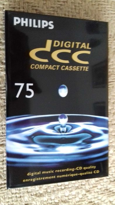 PHILIPS DCC cyfrowa kaseta magnetofonowa x4 pakiet 90 75 Nowe Folia