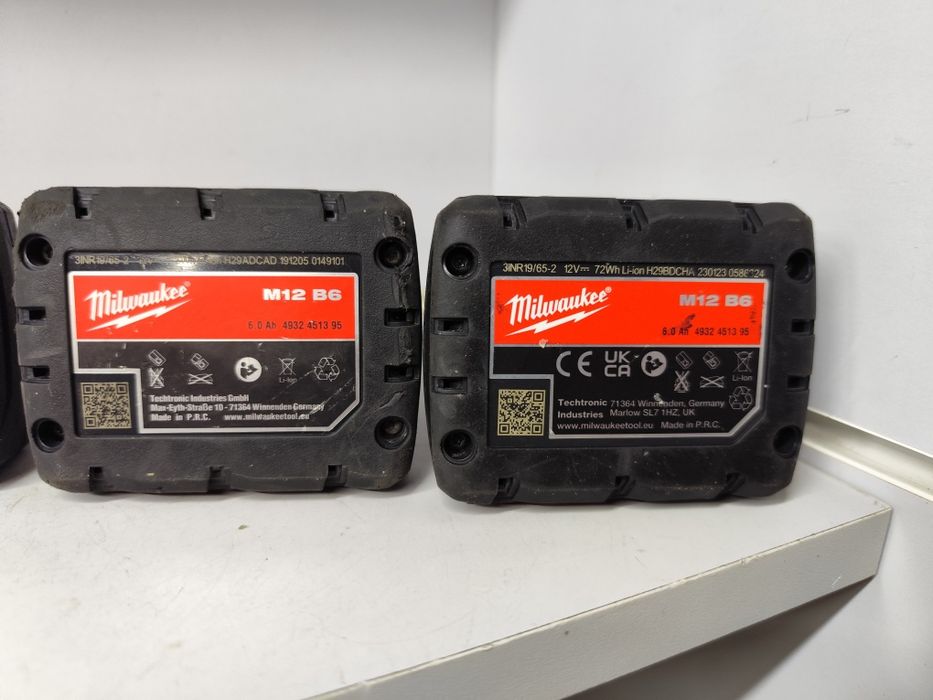 Milwaukee M12  6.0ah батарея акумуляторна Мілвоке оригінал