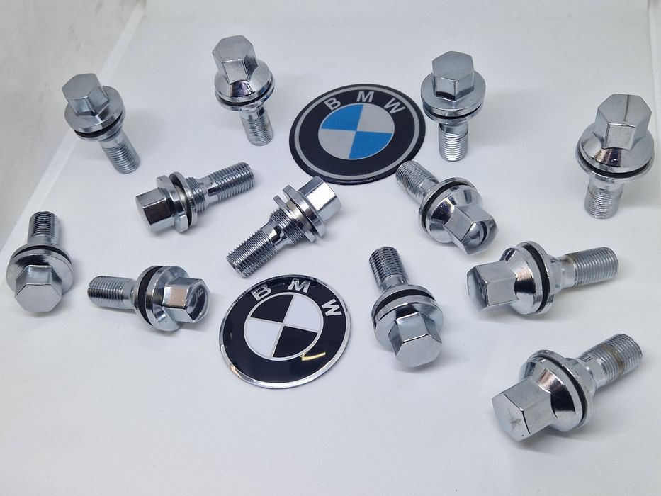 Болт колісний BMW 14×1.25/14×1.5 пресшайба хром для дисків Land Rover