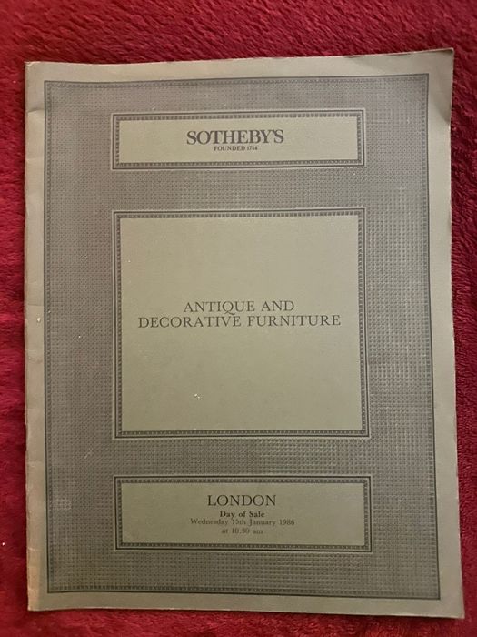 Catálogo antiguidades