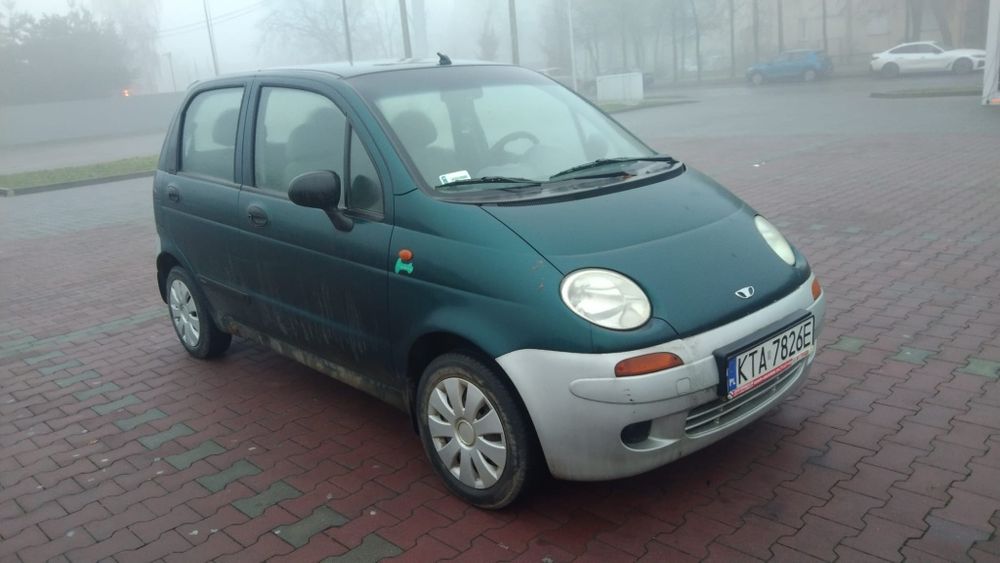 Daewoo Matiz 2002r. 0,8benz,50KM,mały przebieg,waźne opłaty