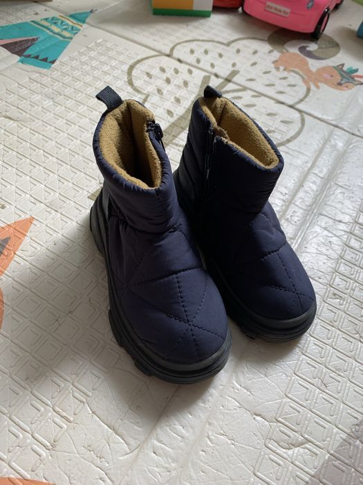 Чобітки черевики чорні Zara 24