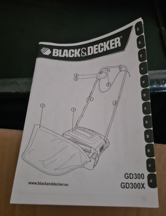 Escarificador 600W - Black Decker.