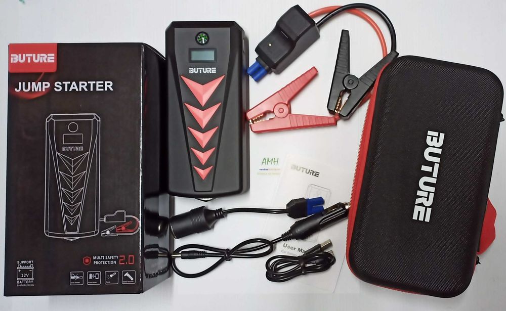 Buture Led jump starter carregador booster arranque bateria power bank