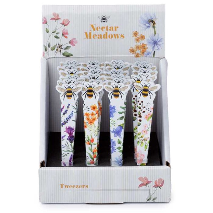 Pinças florais com forma de abelha