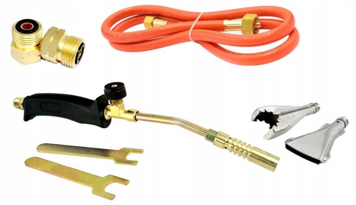 Palnik Gazowy Mix Opalania Lutowania + Redukcja Gaz Na Małą Butlę