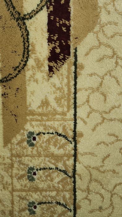 Piękny i zadbany DYWAN 160X220  beige+ burgundy