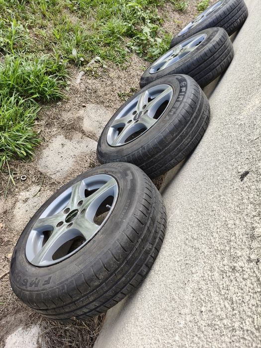 Koła aluminiowe 15" Ronal 5x110 Et38 65,1 Opel Vectra C opony 195/65