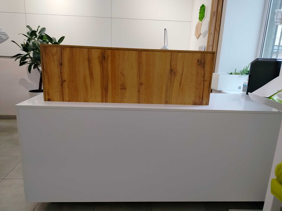 Рецепция, стойка с тумбой  Б/У