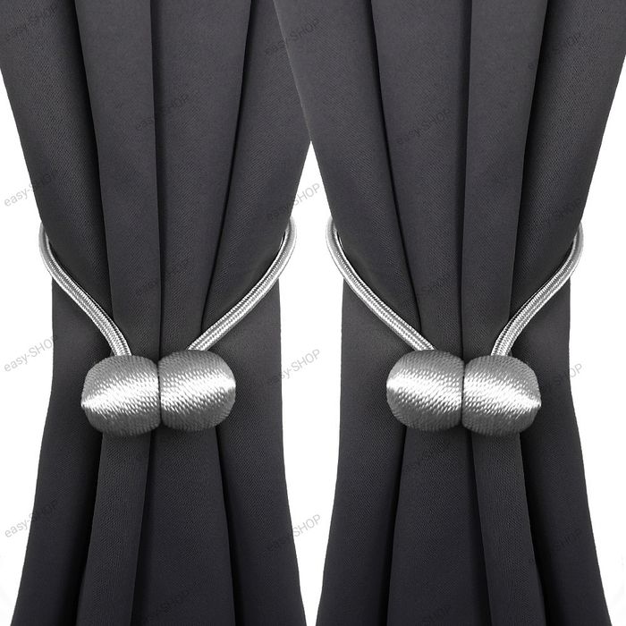 Komplet 2 magnesów do firany lub zaslony