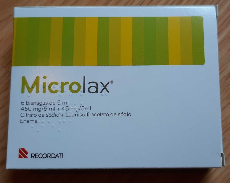 Microlax - tratamento da prisão de ventre