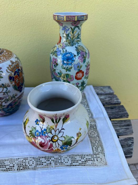 Jarros e potes porcelana