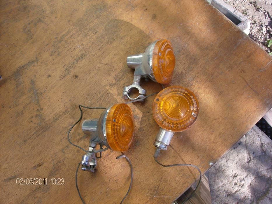 Piscas de motas 3 unidades