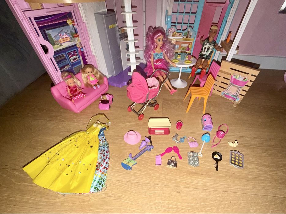 Barbie domek Malibu + dodatki
