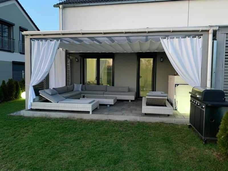 Zadaszenie Tarasu Pergola Szkło Poliwęglan Taras Stolarstwo Ogrodowe