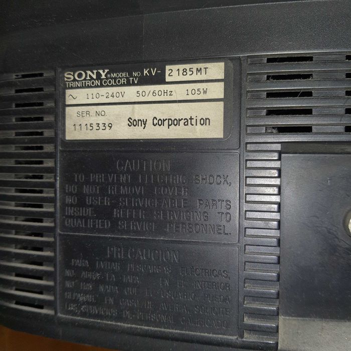 Sony KV-2185MT цветной кинескопный телевизор 21 дюйм