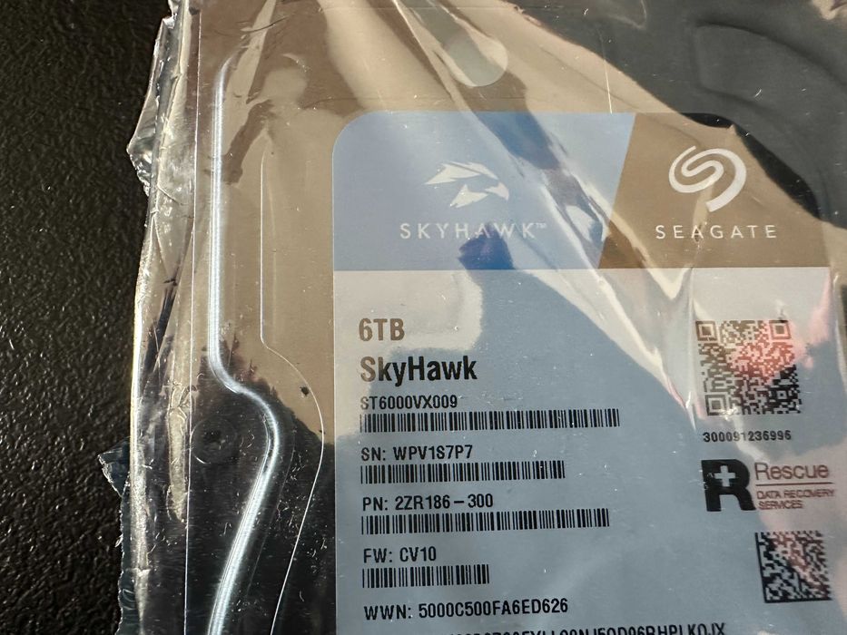 Dysk HDD nowy segate 6tb do PC monitoringu 24/7